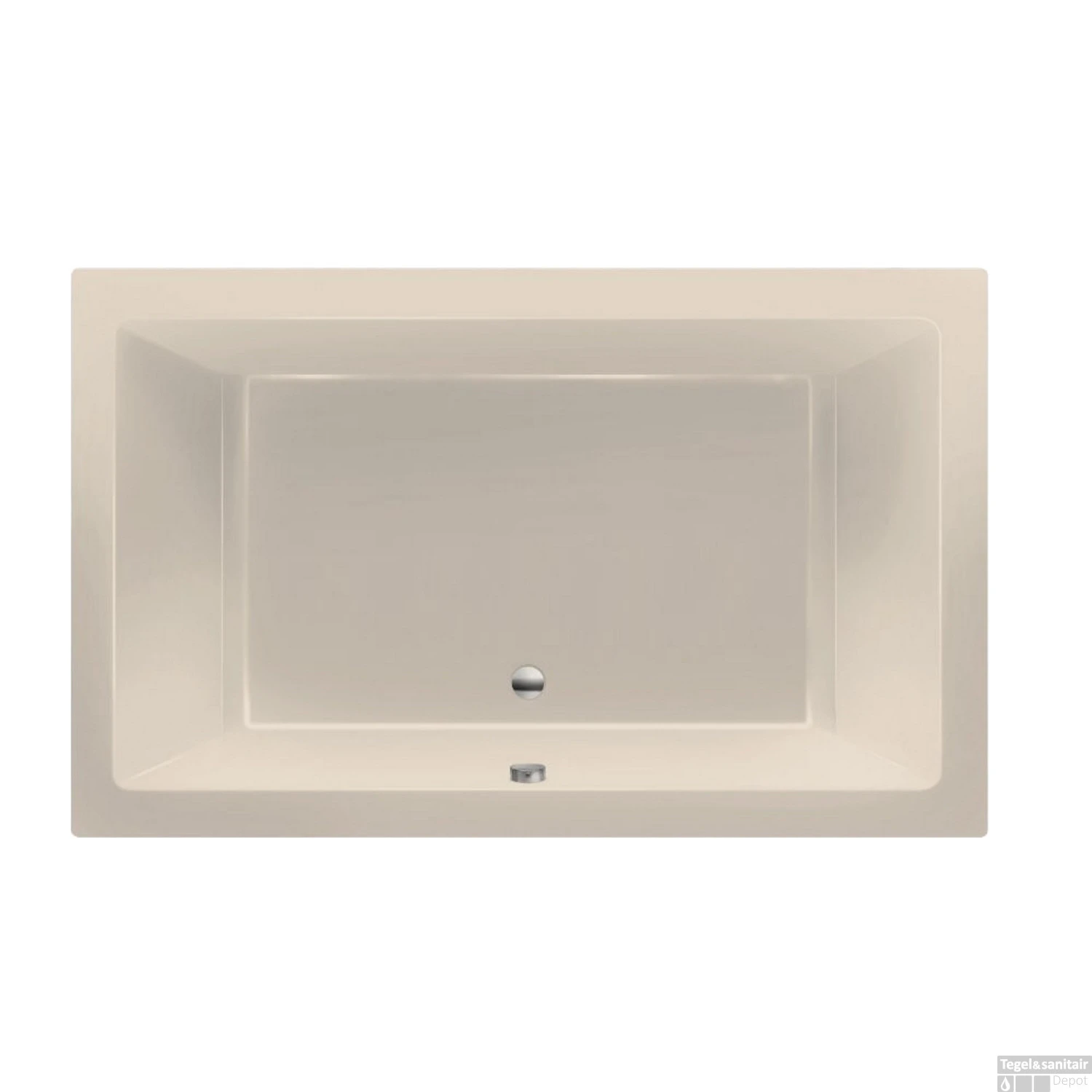 Ligbad Xenz Society 190x120x50 Cm Inbouw Acryl Créme 1 Ligbad Xenz Society 190x120x50 Cm Inbouw Acryl Créme