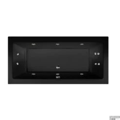 Whirlpool Xenz Society Ebony 190x90x50 Cm Enkel Systeem Mat Zwart