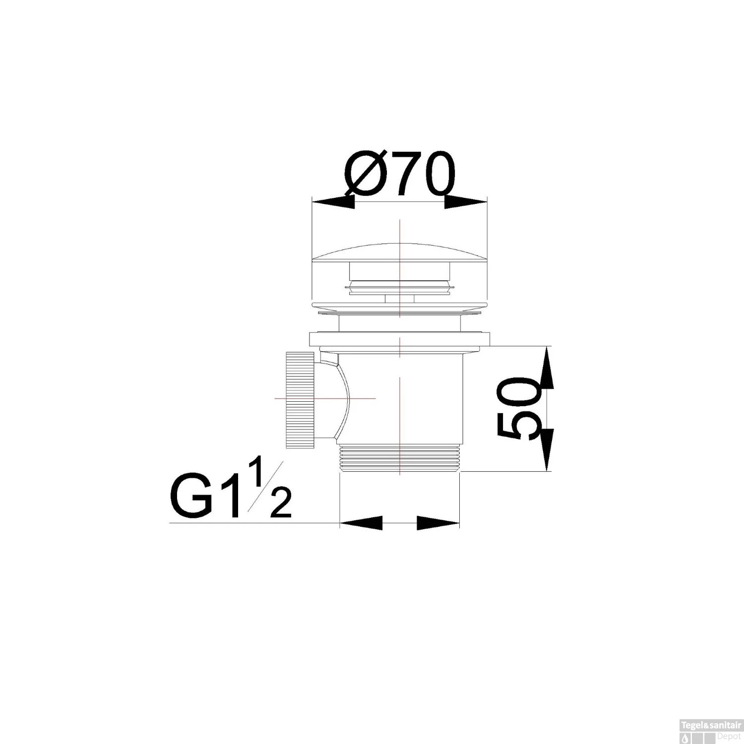 Losse Clickwaste Wiesbaden Luxe Compleet 5/4 Tbv Vrijstaand Bad Mat Wit 2 Losse Clickwaste Wiesbaden Luxe Compleet 5/4 Tbv Vrijstaand Bad Mat Wit - Afbeelding 2