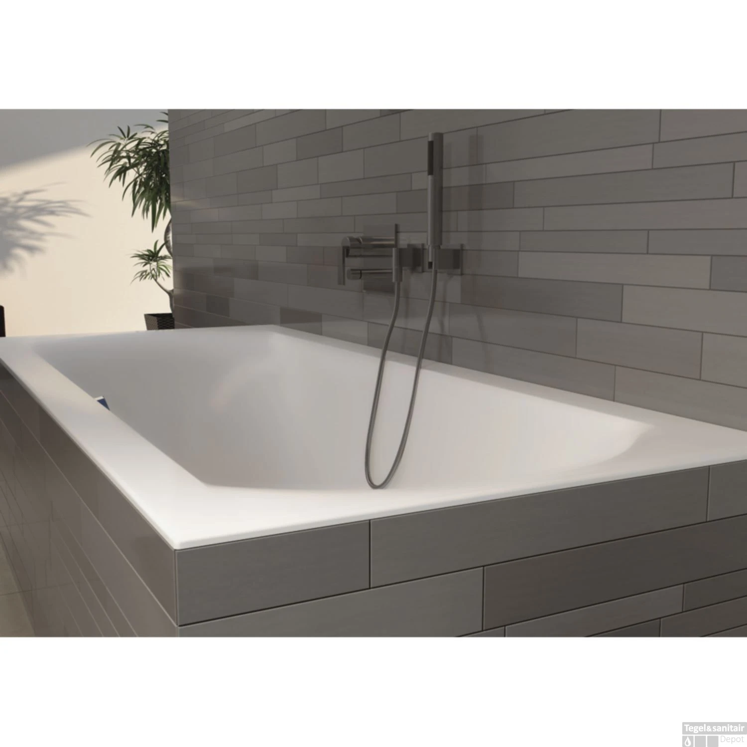 Ligbad Riho Linares 190x90 Velvet White (Mat Wit) 1 Ligbad Riho Linares 190x90 Velvet White (Mat Wit)