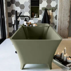 LUNDY Vrijstaand Bad 170x75cm Kleur Army / Army -Thuis Badkamer lundy 5 00023