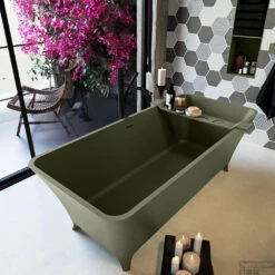 LUNDY Vrijstaand Bad 170x75cm Kleur Army / Army -Thuis Badkamer lundy 6 00023