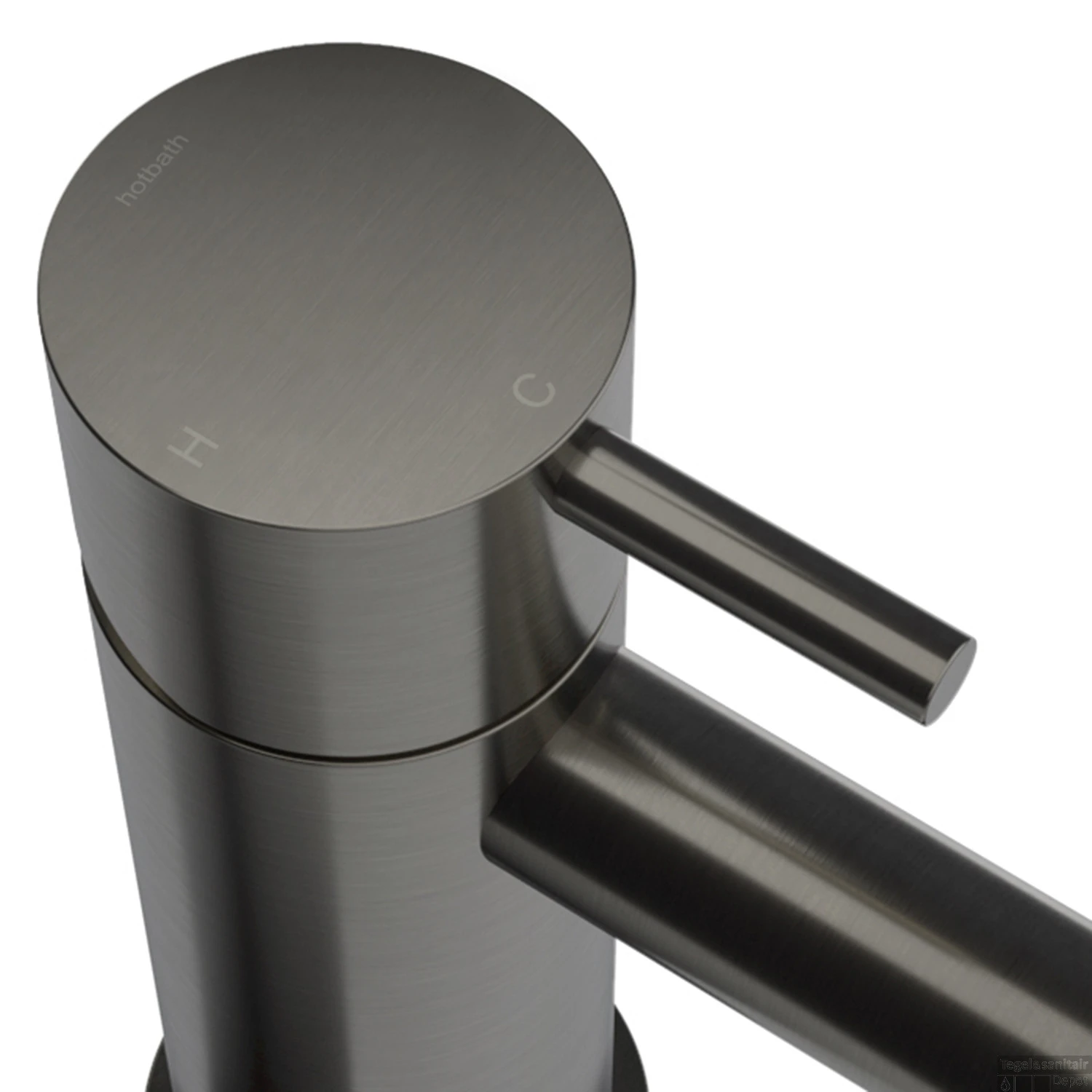 Glijstang Hotbath Cobber 90cm Rond ⌀2cm Verouderd IJzer 2 Glijstang Hotbath Cobber 90cm Rond ⌀2cm Verouderd IJzer - Afbeelding 2