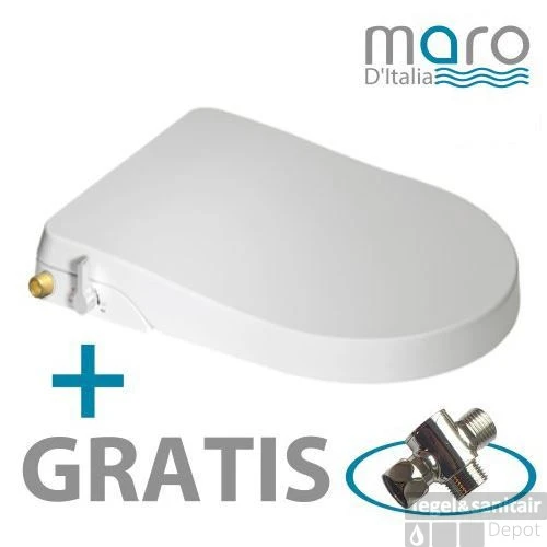 Maro D’Italia FP104 Stroomloze Bidet Toiletbril (douche Wc) Met Softclose Systeem En QuickRelease 6 Maro D’Italia FP104 Stroomloze Bidet Toiletbril (douche Wc) Met Softclose Systeem En QuickRelease - Afbeelding 6