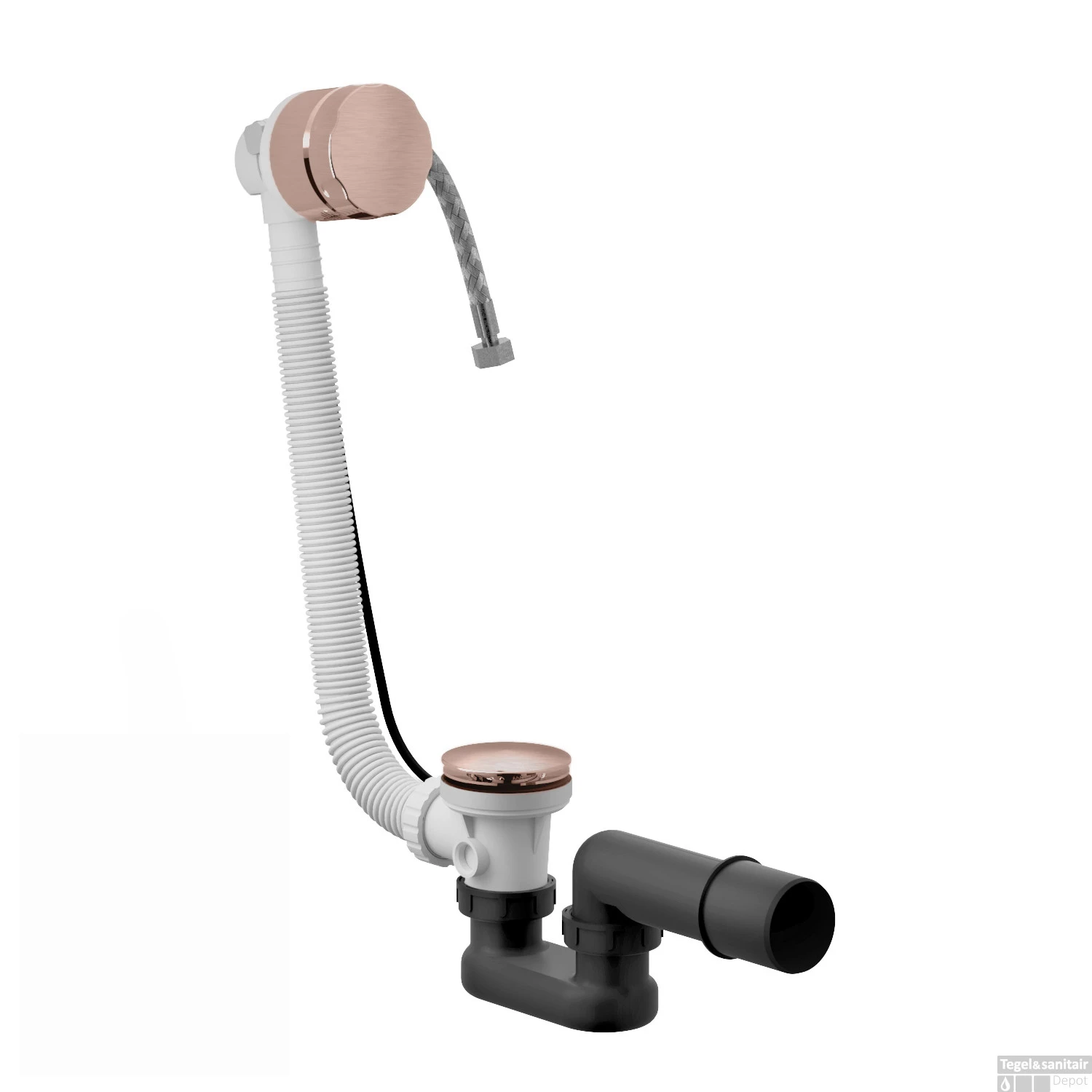 Badoverloop Hotbath Cobber Vulcombinatie Geborsteld Koper PVD 1 Badoverloop Hotbath Cobber Vulcombinatie Geborsteld Koper PVD