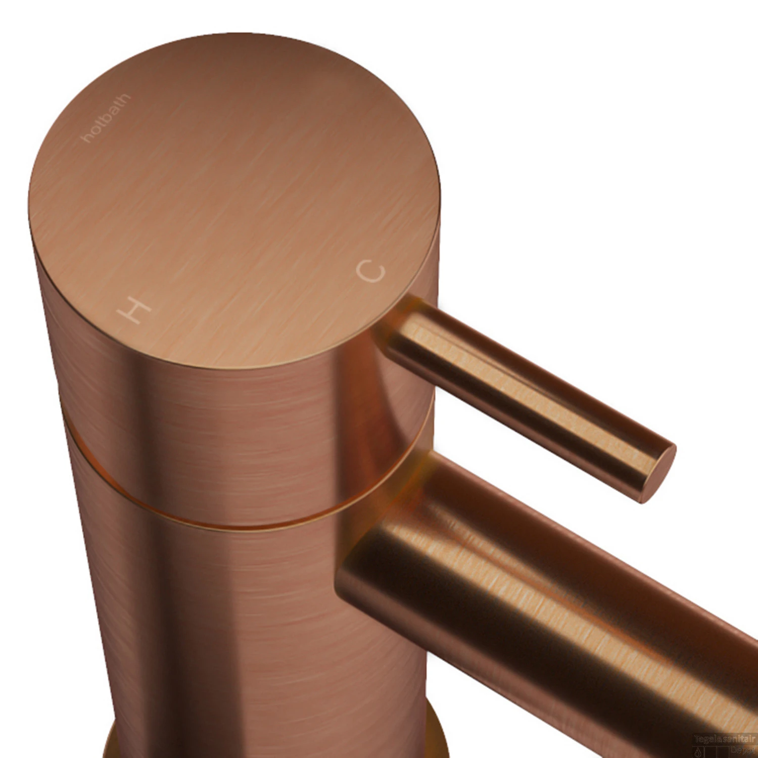 Fontein Sifon Hotbath Cobber Rond Geborsteld Koper 2 Fontein Sifon Hotbath Cobber Rond Geborsteld Koper - Afbeelding 2