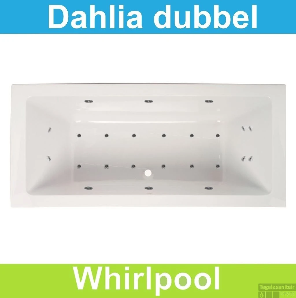 Whirlpool Boss & Wessing Dahlia 170x75 Cm Dubbel Systeem 1 Whirlpool Boss & Wessing Dahlia 170x75 Cm Dubbel Systeem