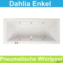 Whirlpool Pneumatisch Boss & Wessing Dahlia 180x80 Cm Enkel Systeem