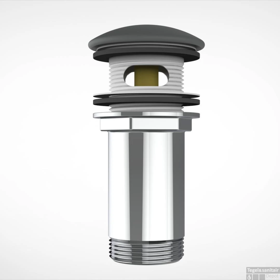 Pop-up Waste Wastafel Arcqua 1-1/4 Universeel Mat Grijs