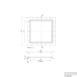 Renovatievloerput Rooster Aquaberg Met 1 Aansluiting 10x10x0.8 Cm RVS -Thuis Badkamer renovatievloerput rooster aquaberg met 1 aansluiting 10x0.8 cm rvs tech
