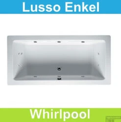 Ligbad Riho Lusso 190x80 Cm Whirlpool Enkel Systeem