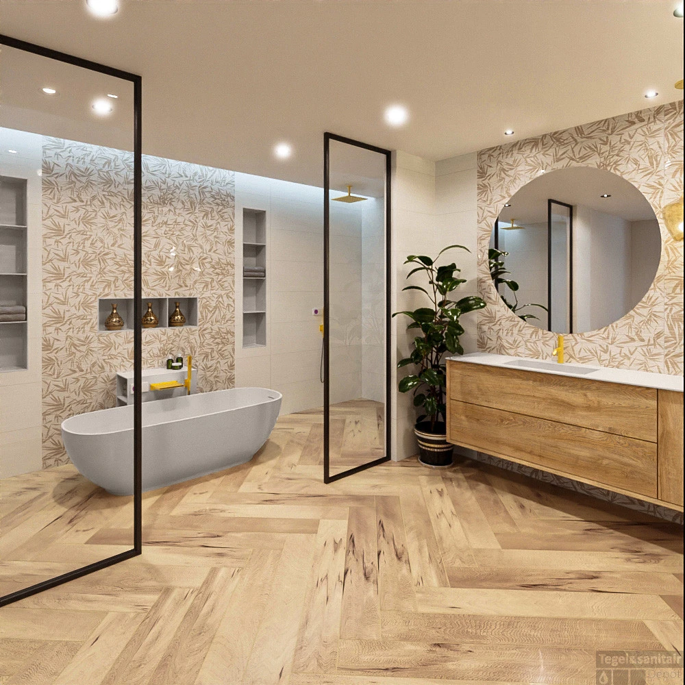 ROCK Vrijstaand Bad 170x70cm Kleur Linen / Linen 2 ROCK Vrijstaand Bad 170x70cm Kleur Linen / Linen - Afbeelding 2