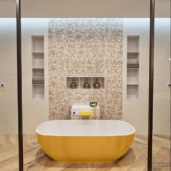 ROCK Vrijstaand Bad 170x70cm Kleur Ocher / Talc -Thuis Badkamer rock 2 00014