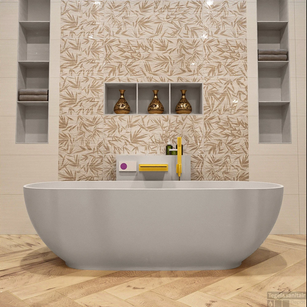 ROCK Vrijstaand Bad 170x70cm Kleur Linen / Linen 5 ROCK Vrijstaand Bad 170x70cm Kleur Linen / Linen - Afbeelding 5