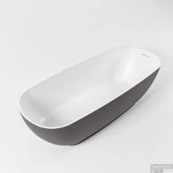 ROCK Vrijstaand Bad 170x70cm Kleur Dark Grey / Talc