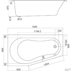 Thuis Badkamer 31 Thuis Badkamer -Thuis Badkamer sealskin ligbad get wet optimo compactbad 160x90x60 cm links wit tech
