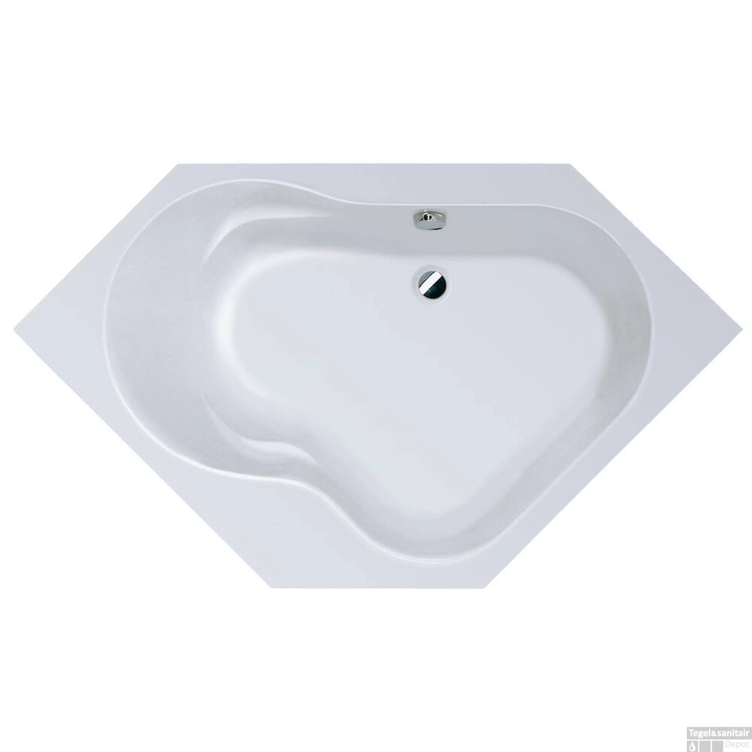 Sealskin Ligbad Playa 145x145 Met Armsteunen Wit 1 Sealskin Ligbad Playa 145x145 Met Armsteunen Wit