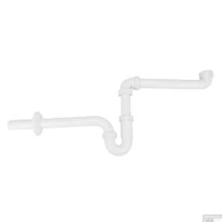 Sifon Ruimtebesparend Voor Wastafel Riko 5/4"x32 Mm Wit
