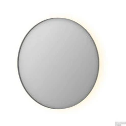 Spiegel Ink SP17 Rond Colour Changing LED Rondom 100 X 4 X 100 Cm Dimbaar In Aluminium Kader Geborsteld RVS