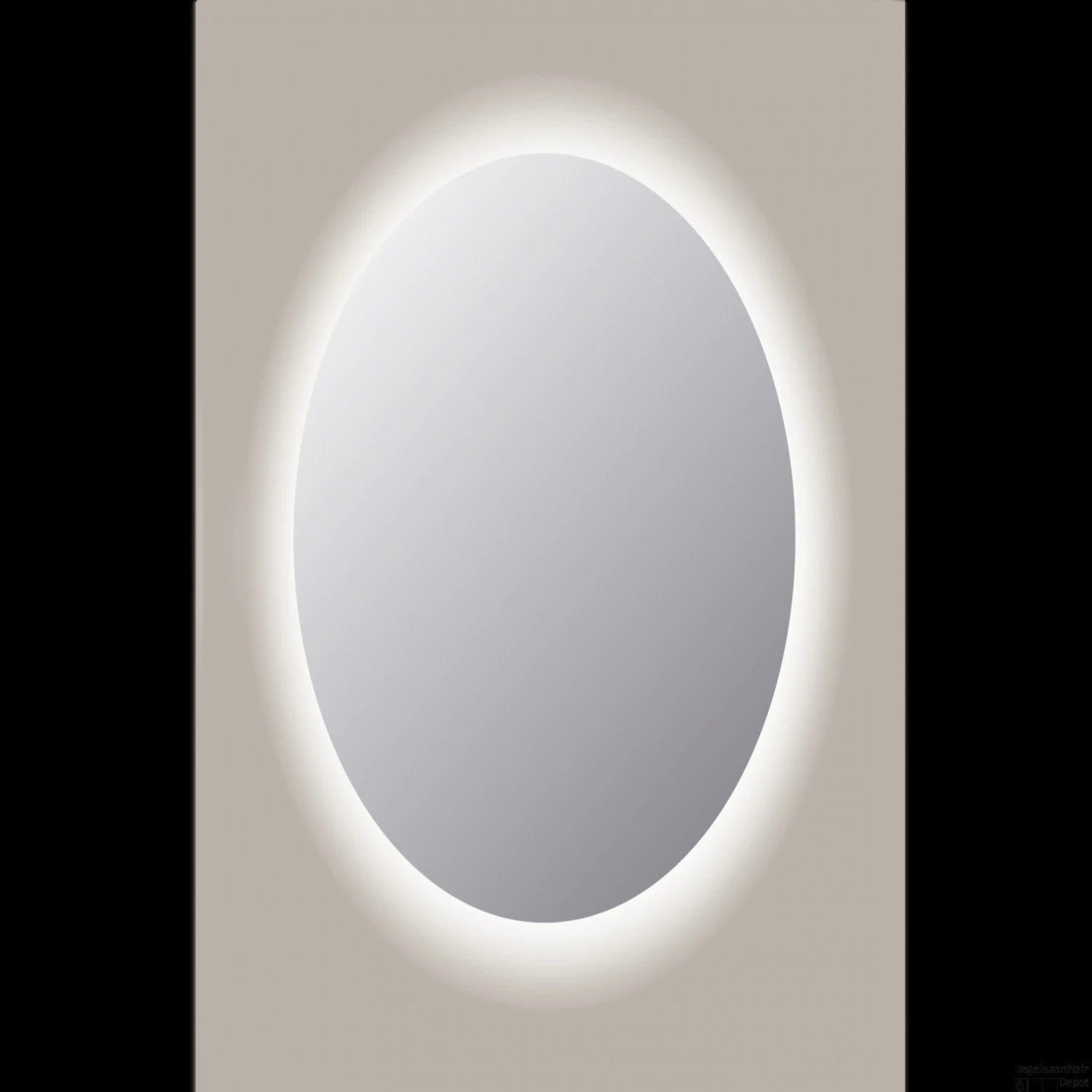 Spiegel Ovaal Sanicare Q-Mirrors 100x70 Cm PP Geslepen LED Warm White Zonder Sensor 1 Spiegel Ovaal Sanicare Q-Mirrors 100x70 Cm PP Geslepen LED Warm White Zonder Sensor