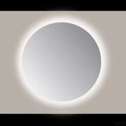 Spiegel Sanicare Q-Mirrors 65x65 Cm Rond Met Rondom LED Cold White En Afstandsbediening Incl. Ophangmateriaal