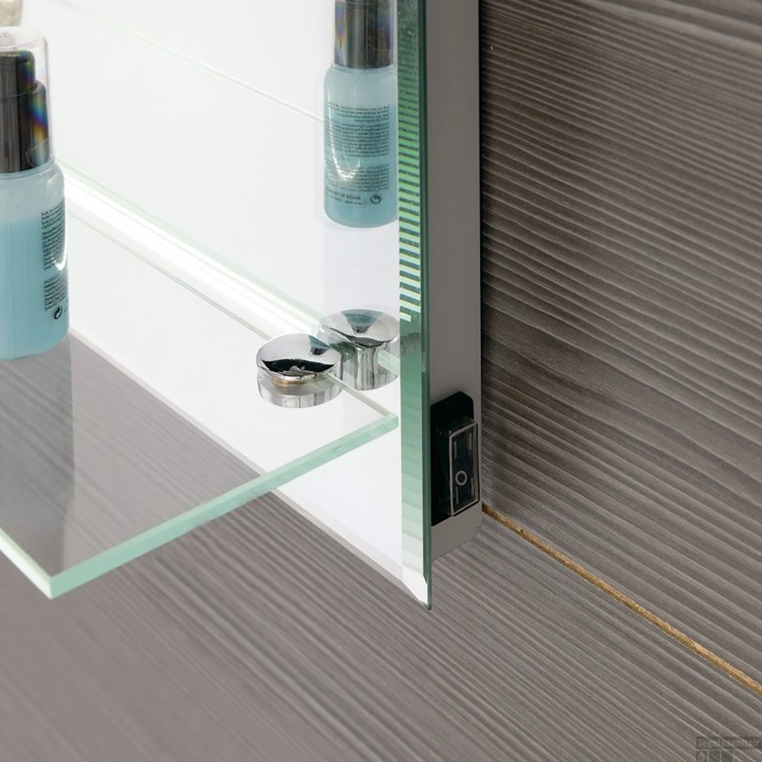 Spiegel Sapho Aqualine Met LED Licht En Planchet 50x80 Cm - Afbeelding 3