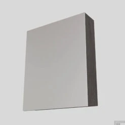 Spiegelkast Boss & Wessing Cube 60x70x16 Cm 1 Deur Donkerbruin -Thuis Badkamer spiegelkast boss wessing cube 60x70x16 cm 1 deur donkerbruin bws60db1 00349 3