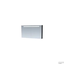 Spiegelkast EX120 Double Face Black Wood 1190x700x150