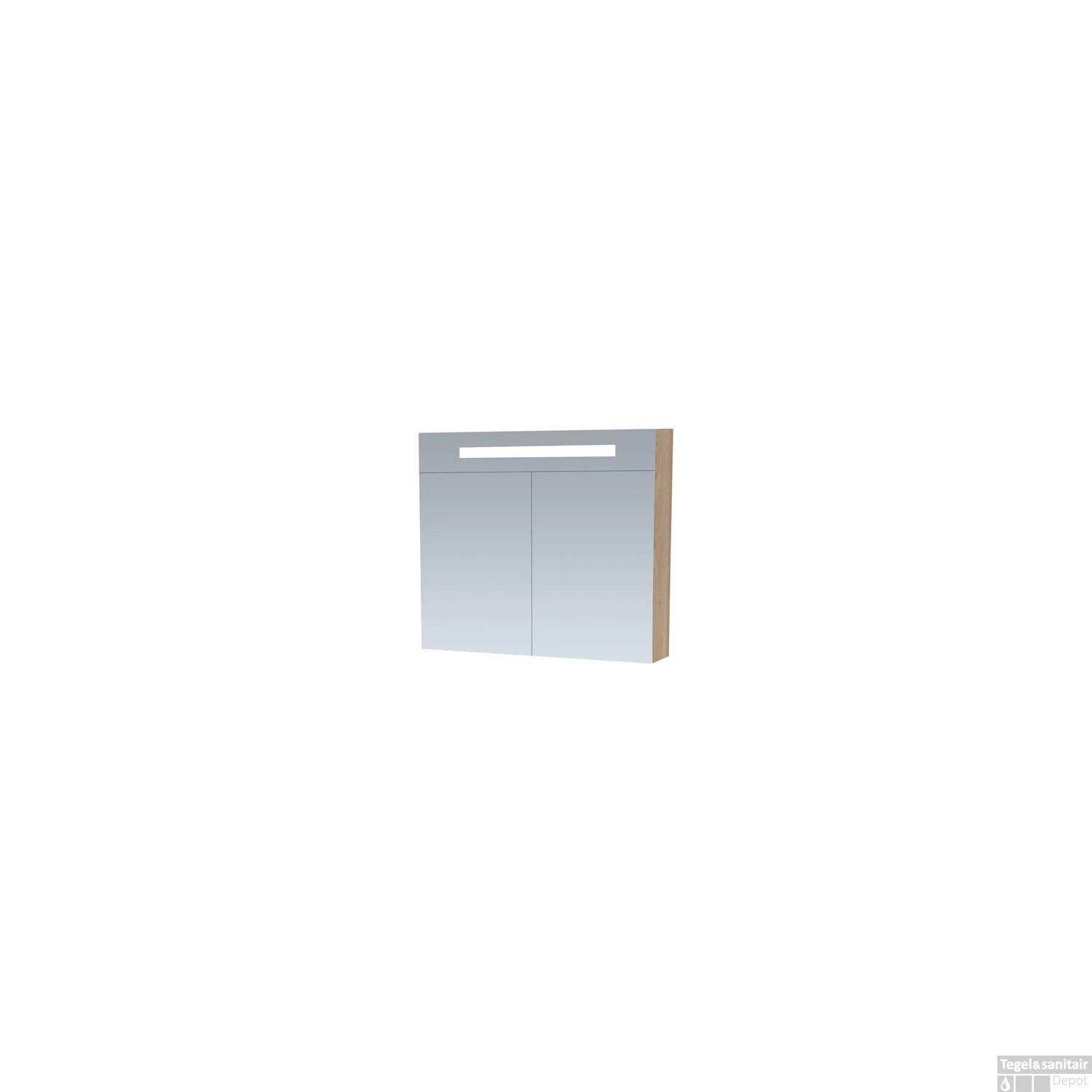 Spiegelkast Double Face Exclusive Line 80cm Legno Calore