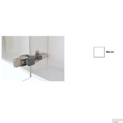 Spiegelkast Sanicare Qlassics 90 Cm 2 Deuren Zijdeglans Wit -Thuis Badkamer spiegelkast sanicare qlassics 90 cm 2 deuren zijdeglans wit detail3 1