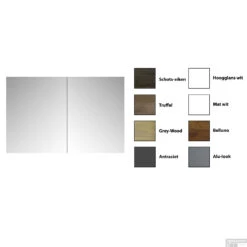 Spiegelkast Sanicare Qlassics (alle Kleuren, Alle Maten)