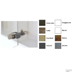 Spiegelkast Sanicare Qlassics (alle Kleuren, Alle Maten) -Thuis Badkamer spiegelkast sanicare qlassics alle kleuren alle maten 4