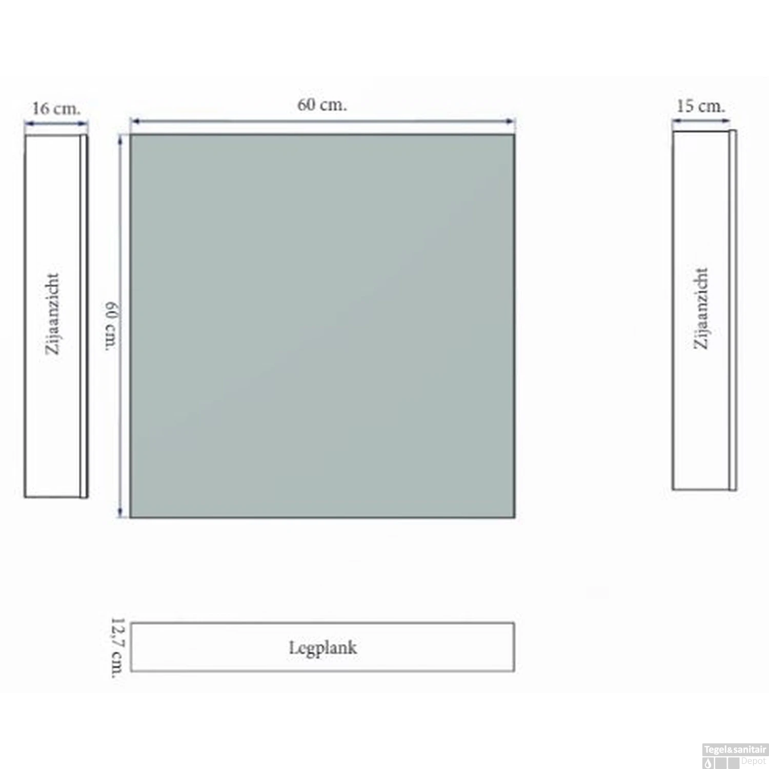 Spiegelkast Sanicare Qlassics Ambiance 120x60 Cm Met Dubbelzijdige Spiegeldeuren, LED Verlichting En Afstandsbediening Belluno Eiken - Afbeelding 4