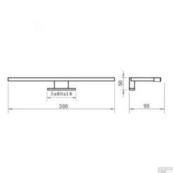 Spiegelverlichting Sanicare LED Anna 30 Cm Goud 5 Spiegelverlichting Sanicare LED Anna 30 Cm Goud -Thuis Badkamer spiegelverlichting sanicare led anna 30 cm goud tech