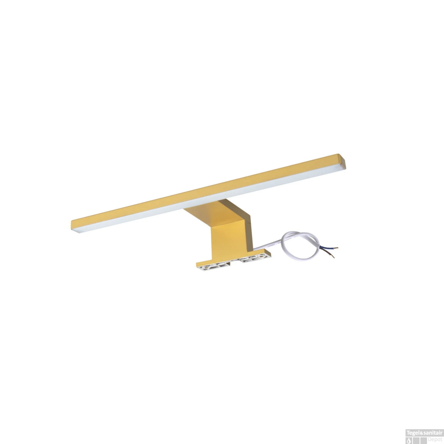 Spiegelverlichting Sanicare LED Anna 30 Cm Goud 2 Spiegelverlichting Sanicare LED Anna 30 Cm Goud - Afbeelding 2