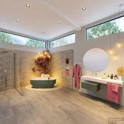 STONE Vrijstaand Bad 170x75cm Kleur Army / Talc -Thuis Badkamer stone 2 00010