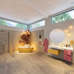 STONE Vrijstaand Bad 170x75cm Kleur Ocher / Talc 12 STONE Vrijstaand Bad 170x75cm Kleur Ocher / Talc -Thuis Badkamer stone 2 00014