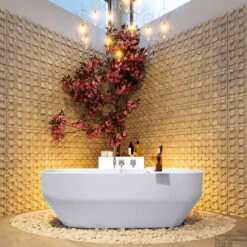 STONE Vrijstaand Bad 170x75cm Kleur Cale / Cale -Thuis Badkamer stone 3 00021