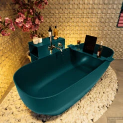 STONE Vrijstaand Bad 170x75cm Kleur Smag / Smag -Thuis Badkamer stone 5 00028