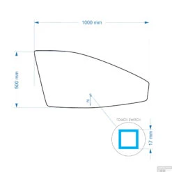 Badkamerspiegel Gliss Design Tartaros 100x50cm LED-Verlichting 5 Badkamerspiegel Gliss Design Tartaros 100x50cm LED-Verlichting -Thuis Badkamer tartaros 100x50
