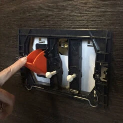 Toiletblokhouder Tbv Geberit Up100 (delta Drukplaten) 11 Toiletblokhouder Tbv Geberit Up100 (delta Drukplaten) -Thuis Badkamer toiletblokhouder up100.3