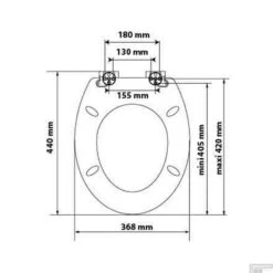 Toiletzitting Allibert Sunshine Geperst Hout 36,8x6,1x44 Cm Soft-Close Wit -Thuis Badkamer toiletbril allibert sunshine wit tech 1