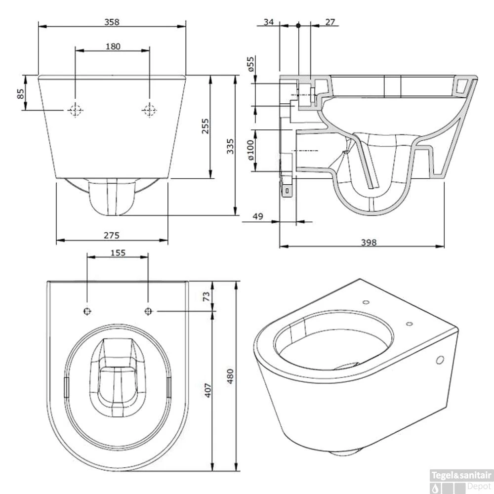 Grohe Rapid SL Toiletset Set04 Calitri Urby Compact Met Grohe Arena Of Skate Drukplaat 3 Grohe Rapid SL Toiletset Set04 Calitri Urby Compact Met Grohe Arena Of Skate Drukplaat - Afbeelding 3