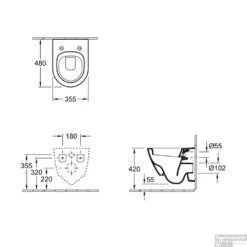 Grohe Rapid SL Toiletset Set21 Villeroy & Boch Subway 2.0 Compact Met Grohe Arena Of Skate Drukplaat 11 Grohe Rapid SL Toiletset Set21 Villeroy & Boch Subway 2.0 Compact Met Grohe Arena Of Skate Drukplaat -Thuis Badkamer toiletpot villeroy en boch 2.0 compact plg1024229 tech 2