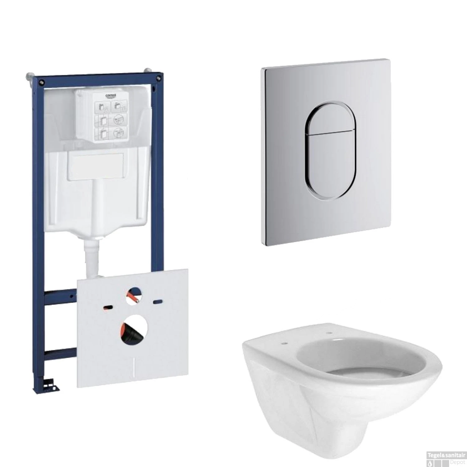Grohe Rapid SL Toiletset Set09 Boss & Wessing Brussel Met Grohe Arena Of Skate Drukplaat 8 Grohe Rapid SL Toiletset Set09 Boss & Wessing Brussel Met Grohe Arena Of Skate Drukplaat - Afbeelding 8