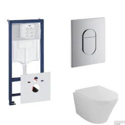 Grohe Rapid SL Toiletset Set12 Wiesbaden Vesta 52 Cm Met Grohe Arena Of Skate Drukplaat -Thuis Badkamer toiletset grohe rapid sl set12 shop 3