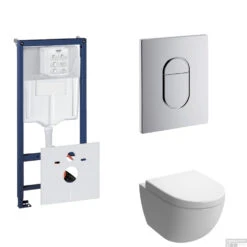 Grohe Rapid SL Toiletset Set14 B&W Zero Diepspoel Met Grohe Arena Of Skate Drukplaat 15 Grohe Rapid SL Toiletset Set14 B&W Zero Diepspoel Met Grohe Arena Of Skate Drukplaat -Thuis Badkamer toiletset grohe rapid sl set14 shop 1