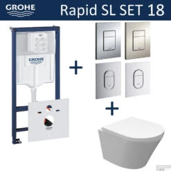 Grohe Rapid SL Toiletset Set18 Wiesbaden Vesta Junior Rimless 47 Cm Met Grohe Arena Of Skate Drukplaat