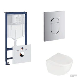Grohe Rapid SL Toiletset Set28 B&W Zero Compact 49.5cm Met Grohe Arena Of Skate Drukplaat 13 Grohe Rapid SL Toiletset Set28 B&W Zero Compact 49.5cm Met Grohe Arena Of Skate Drukplaat -Thuis Badkamer toiletset grohe rapid sl set28 shop 3