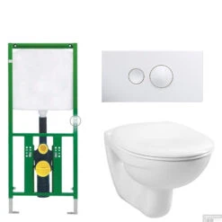 Viega EcoPlus Toiletset Set01 B&W Basic Smart Met Visign For Style 10 Drukplaat 15 Viega EcoPlus Toiletset Set01 B&W Basic Smart Met Visign For Style 10 Drukplaat -Thuis Badkamer toiletset viega ecoplus set01 shop 1
